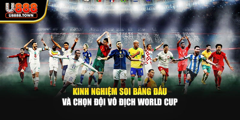 Kinh nghiệm soi bảng đấu và chọn đội vô địch World Cup