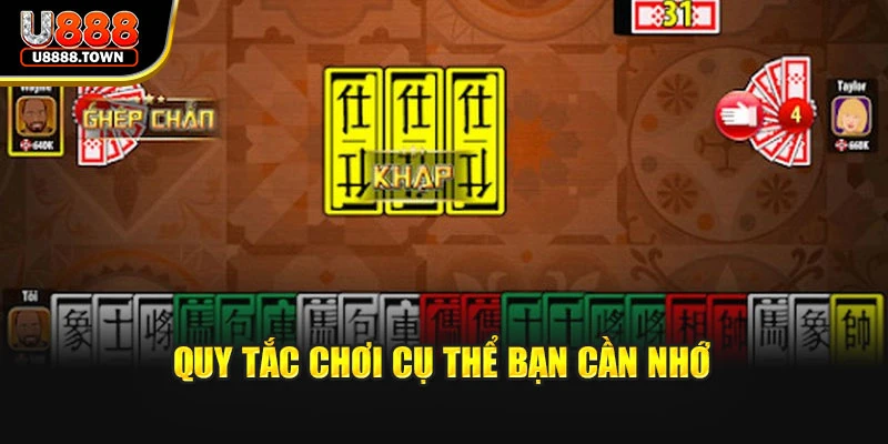 Quy tắc chơi cụ thể bạn cần nhớ